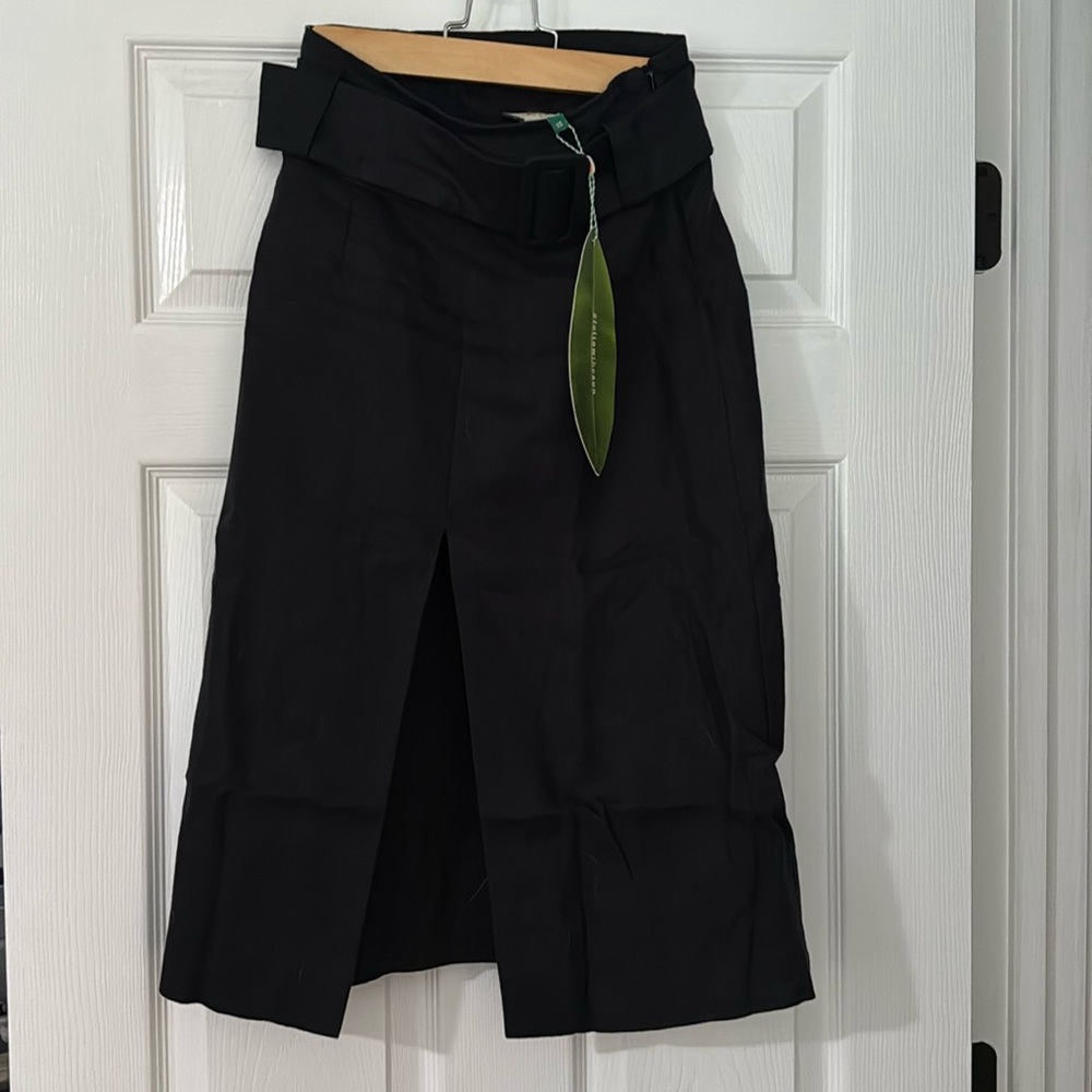 FARM RIO Black Linen High Waist Skirt NWT XS